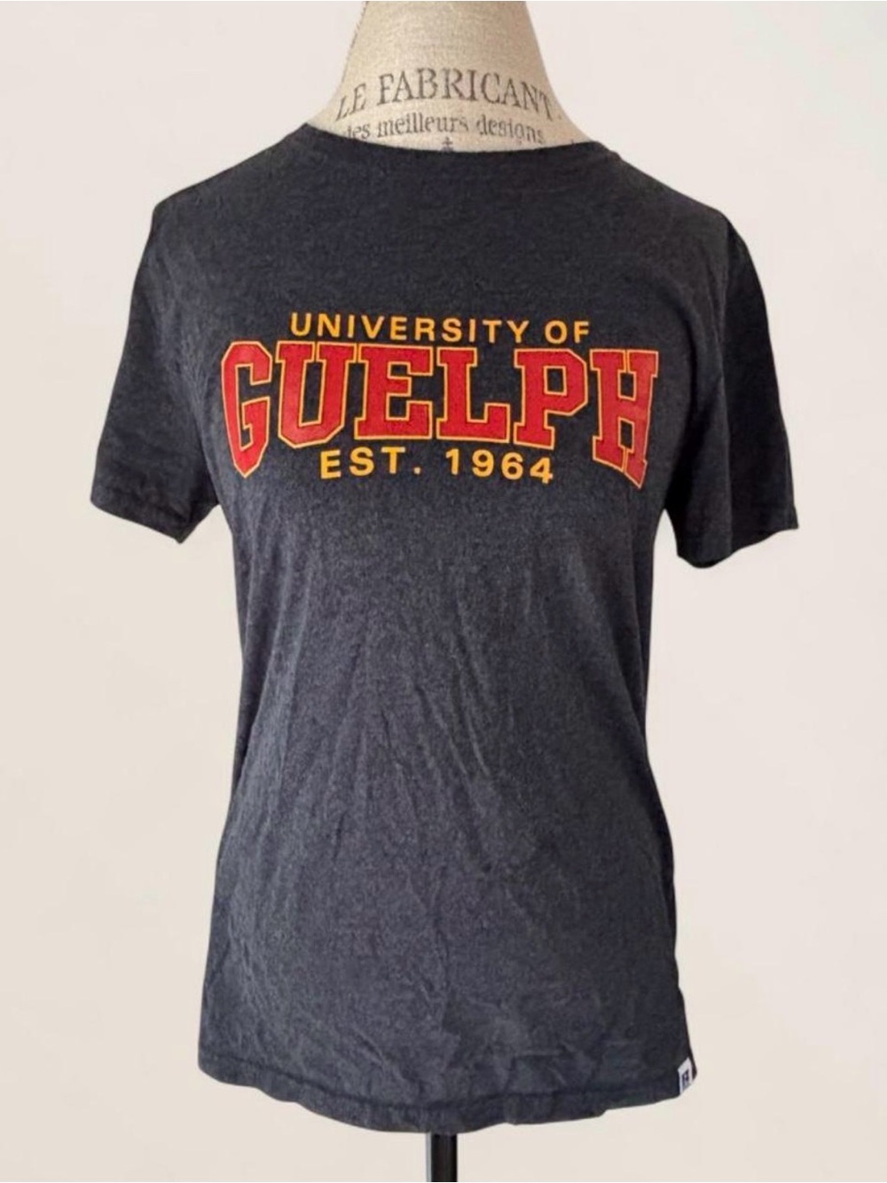 University of Guelph Charcoal Graphic Tee
